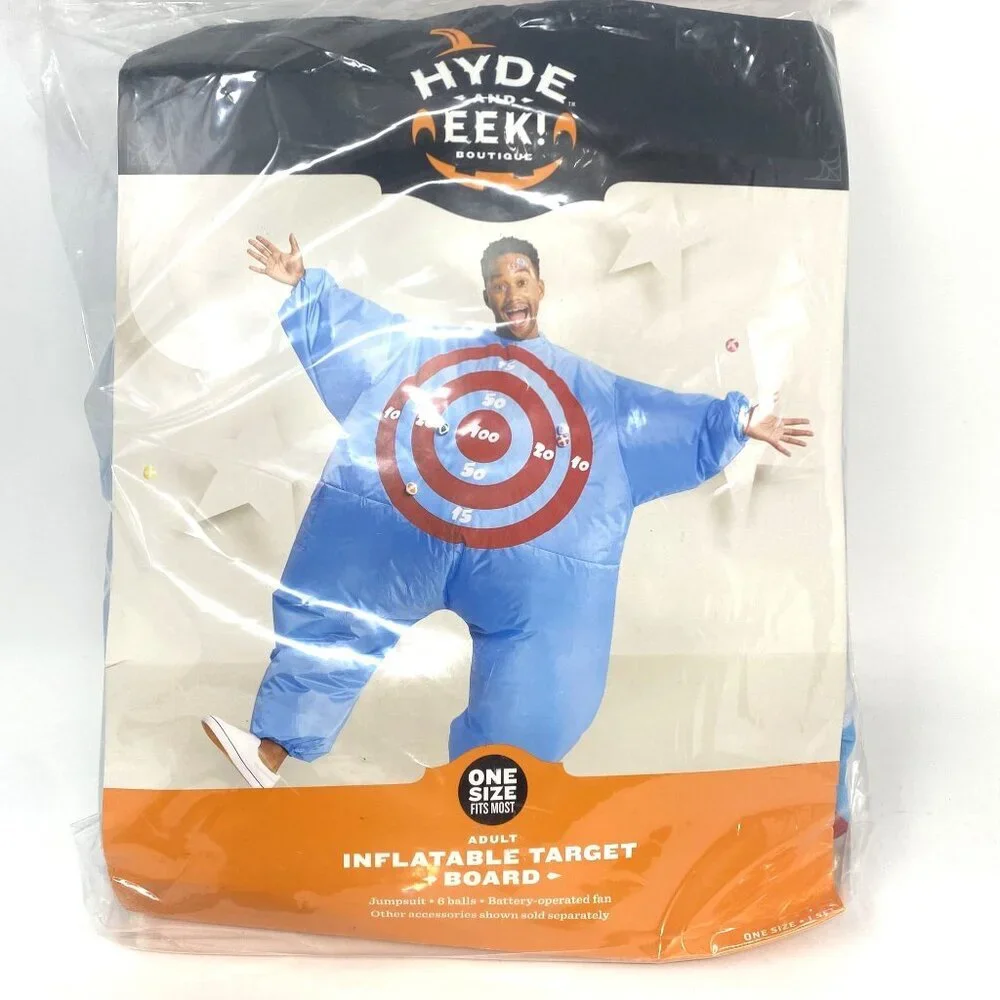 Adult Target Board Halloween Costume Inflatable Jumpsuit - Hyde and EEK! Boutiqu